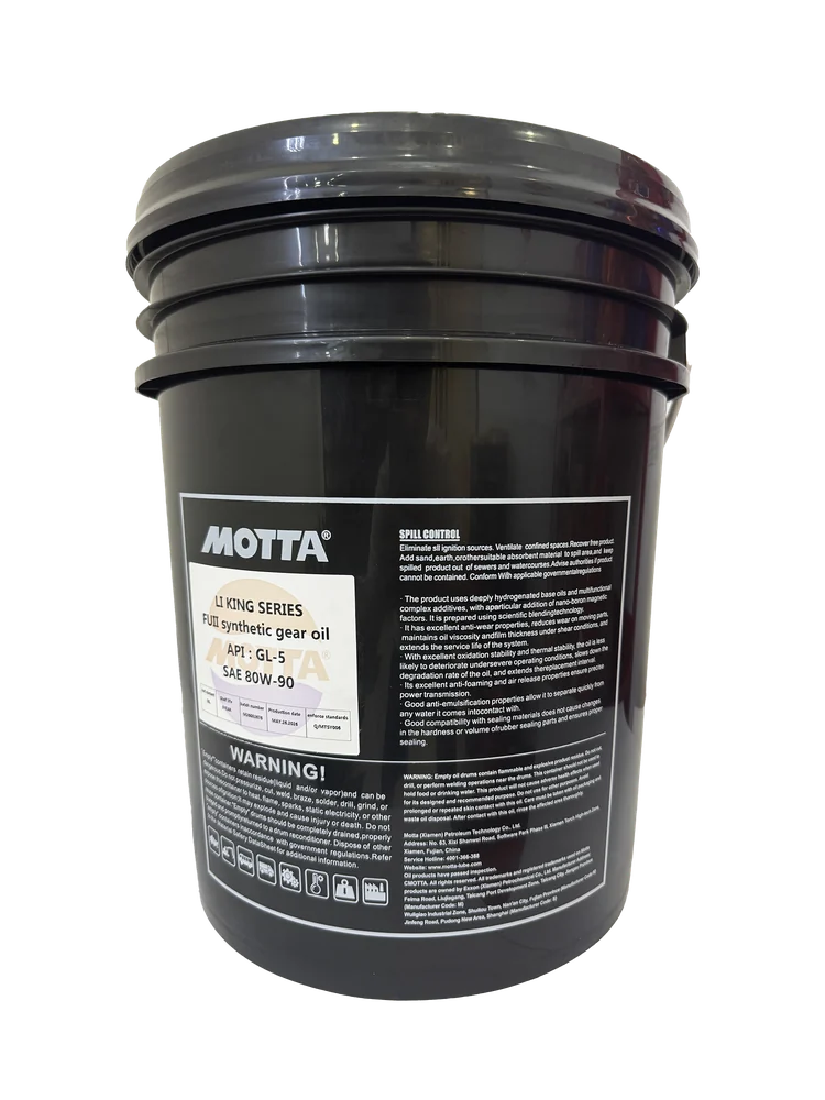 Gamme MOTTA GL-5 SAE 80W-90 · emballage 18L confirmé