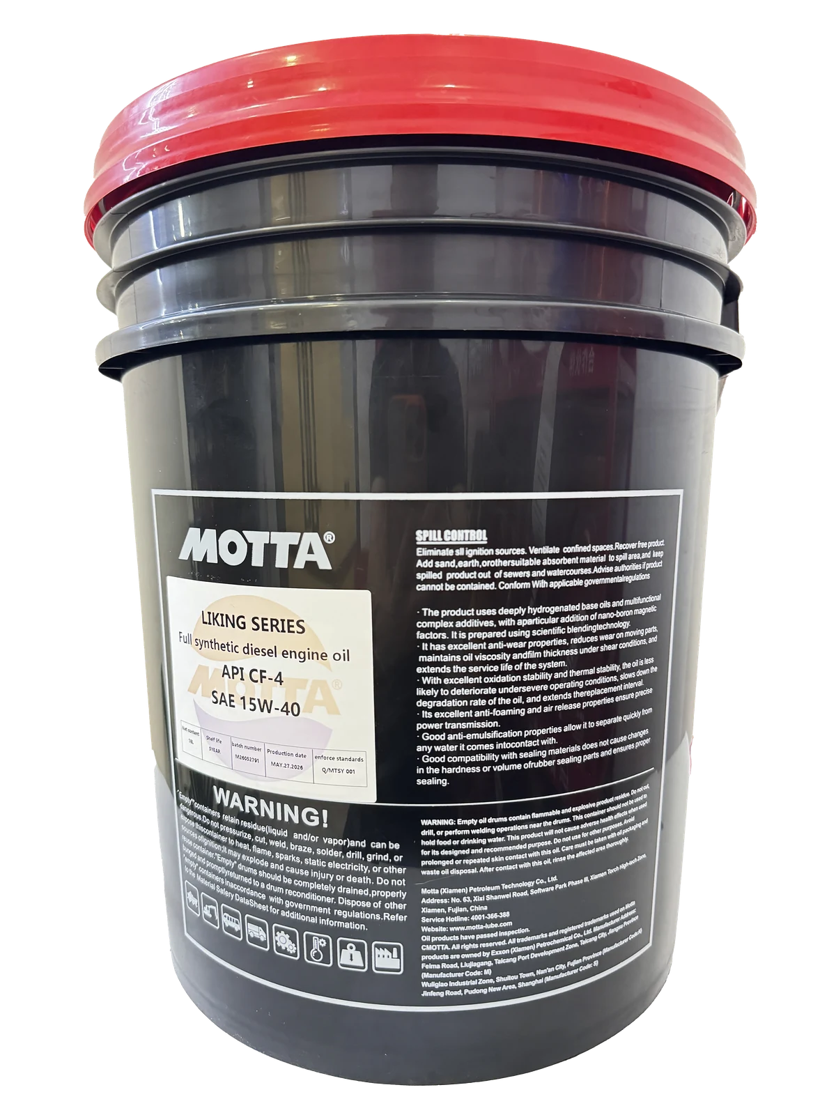 MOTTA LIKING CF-4 15W-40 emballage 18L confirmé